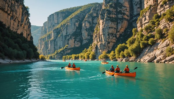 10 conseils pour réussir votre descente en canoë des Gorges de l'Ardèche lors de votre aventure camping en Haute-Savoie